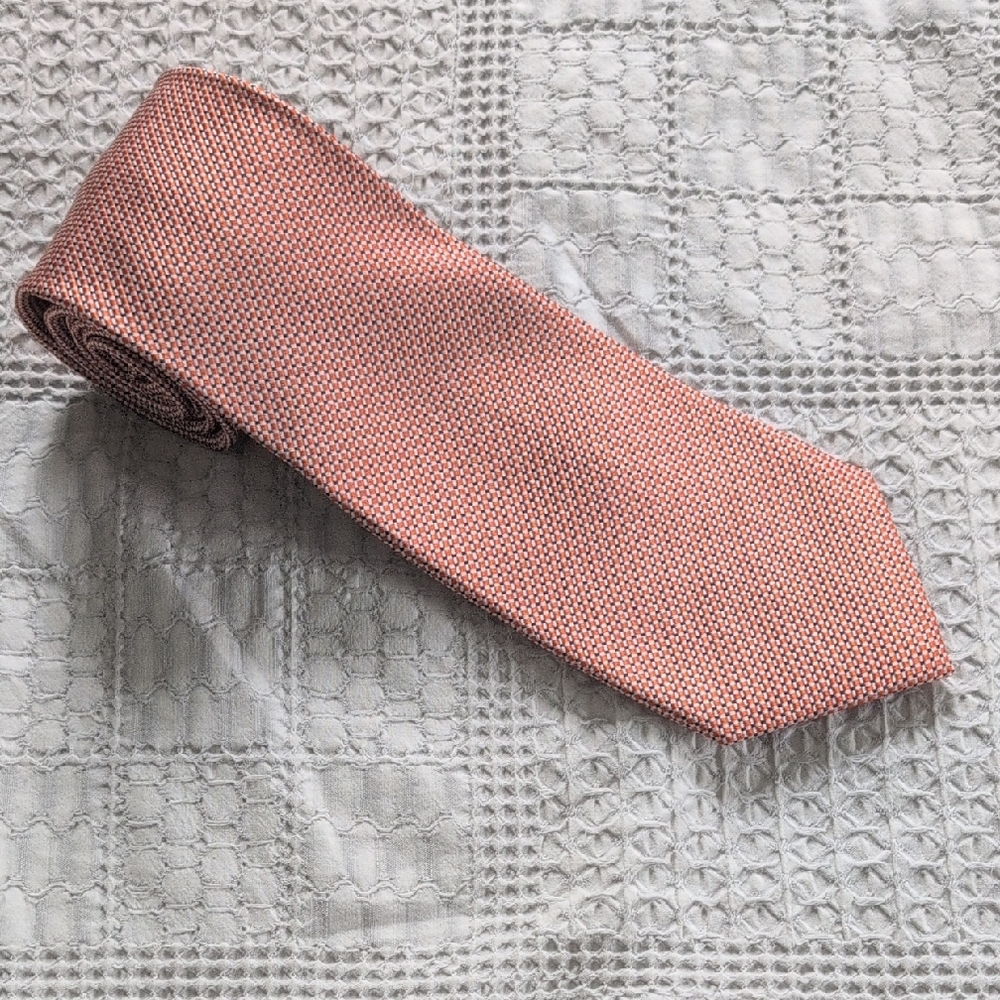 Nautica Pink Textured Tie Accessories